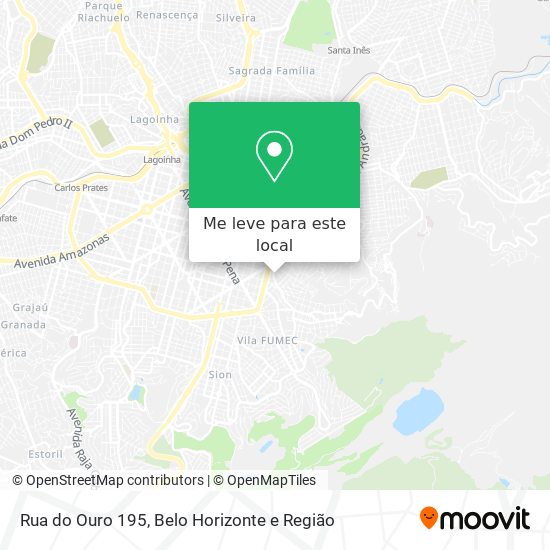 Rua do Ouro 195 mapa