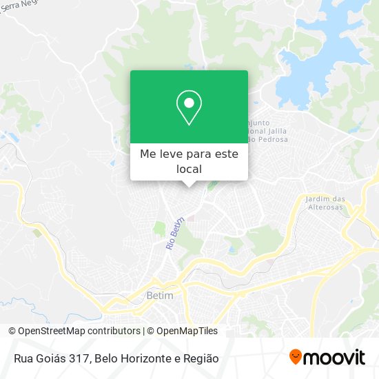 Rua Goiás 317 mapa