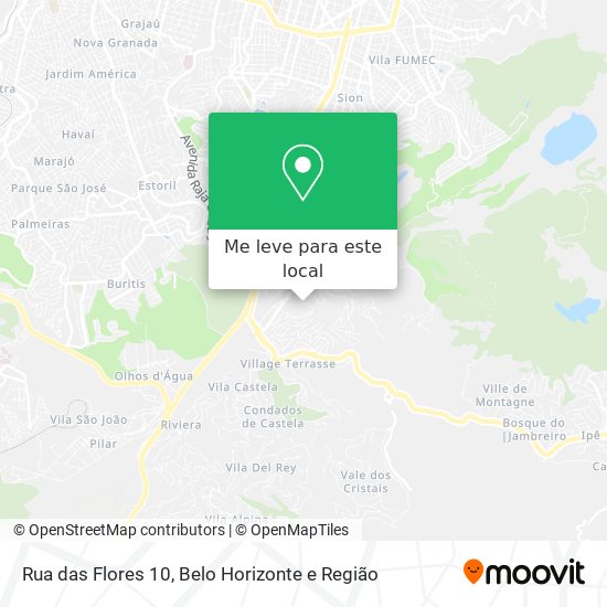Rua das Flores 10 mapa
