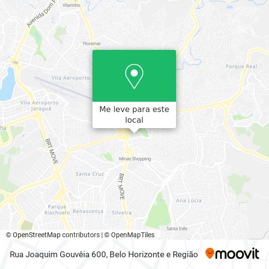 Rua Joaquim Gouvêia 600 mapa