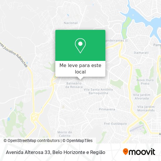 Avenida Alterosa 33 mapa