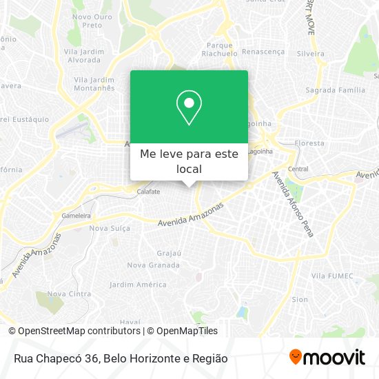 Rua Chapecó 36 mapa