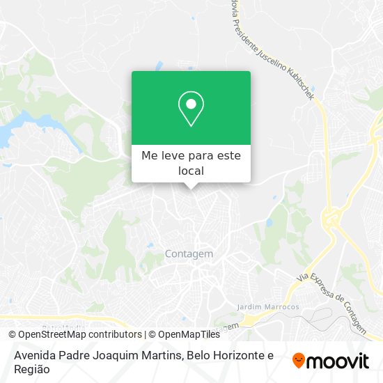 Avenida Padre Joaquim Martins mapa