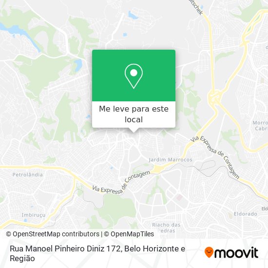 Rua Manoel Pinheiro Diniz 172 mapa