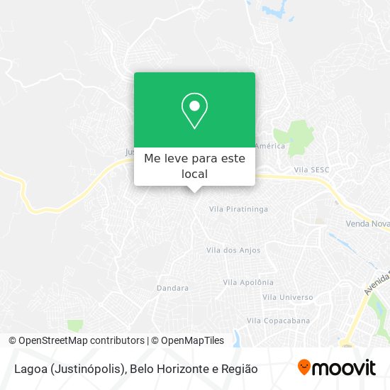 Lagoa (Justinópolis) mapa