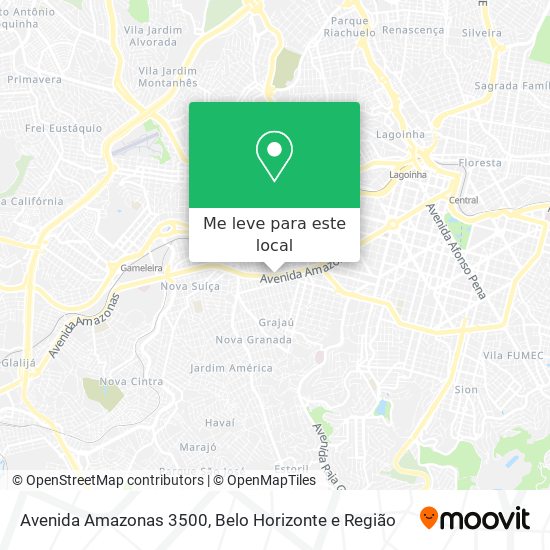 Avenida Amazonas 3500 mapa