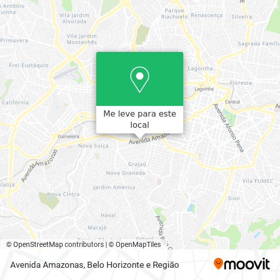 Avenida Amazonas mapa