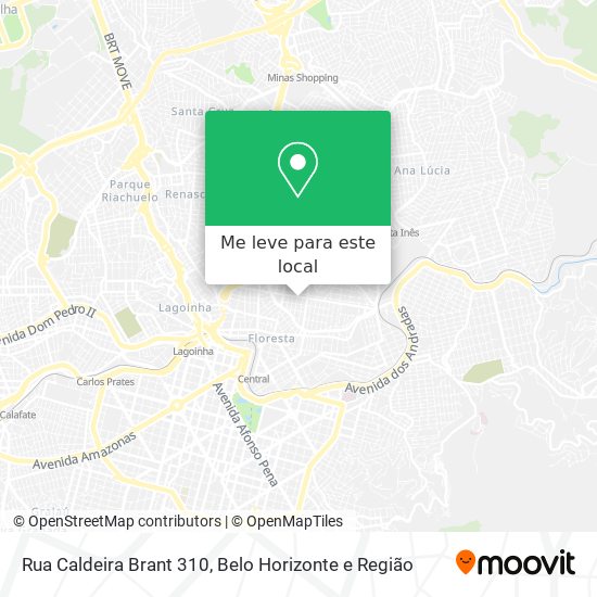 Rua Caldeira Brant 310 mapa