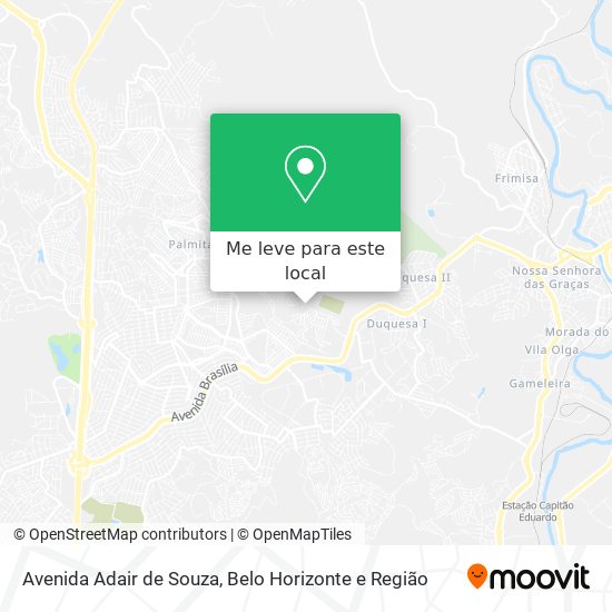 Avenida Adair de Souza mapa