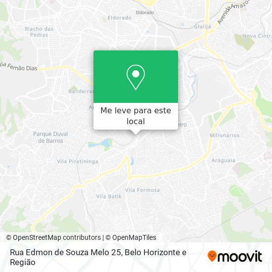 Rua Edmon de Souza Melo 25 mapa