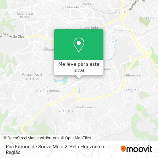 Rua Edmon de Souza Melo 2 mapa