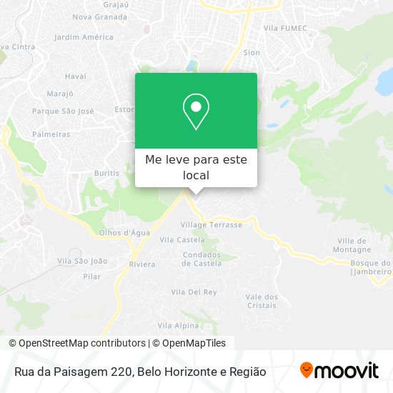 Rua da Paisagem 220 mapa