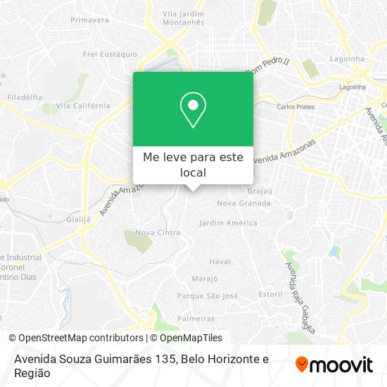 Avenida Souza Guimarães 135 mapa