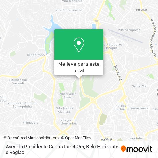 Avenida Presidente Carlos Luz 4055 mapa