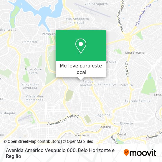 Avenida Américo Vespúcio 600 mapa