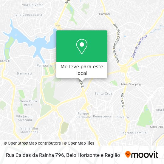 Rua Caldas da Raínha 796 mapa