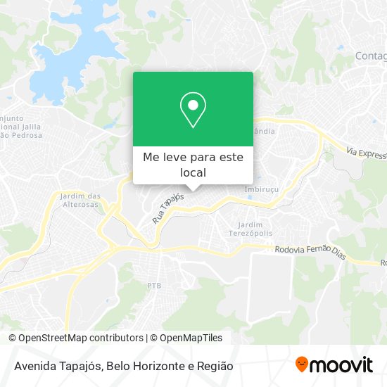 Avenida Tapajós mapa