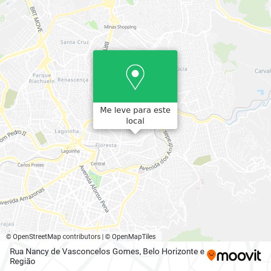 Rua Nancy de Vasconcelos Gomes mapa