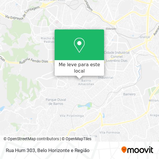 Rua Hum 303 mapa