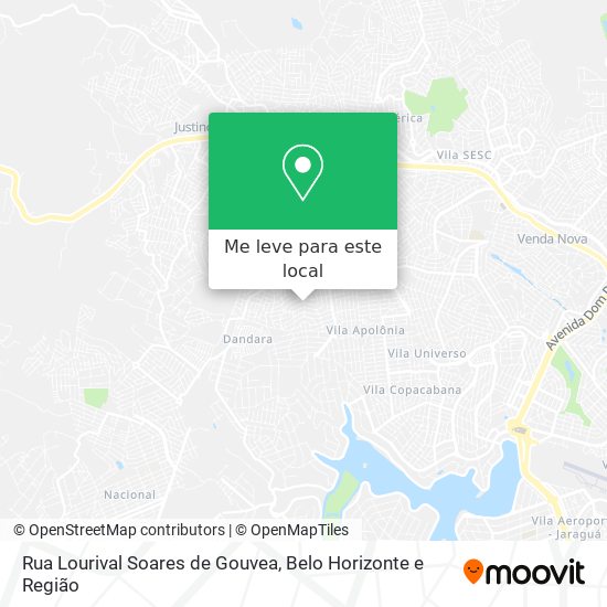 Rua Lourival Soares de Gouvea mapa