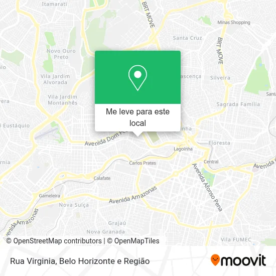 Rua Virginia mapa