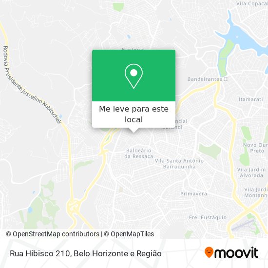 Rua Hibisco 210 mapa