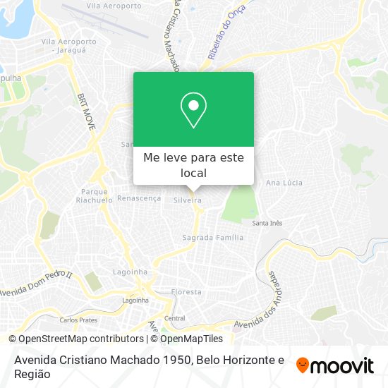Avenida Cristiano Machado 1950 mapa