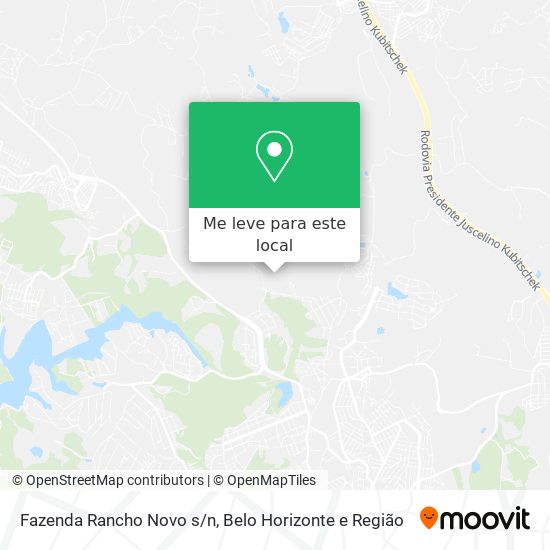 Fazenda Rancho Novo s/n mapa