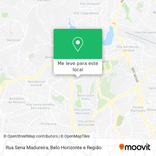 Rua Sena Madureira mapa