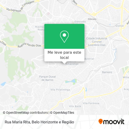 Rua Maria Rita mapa