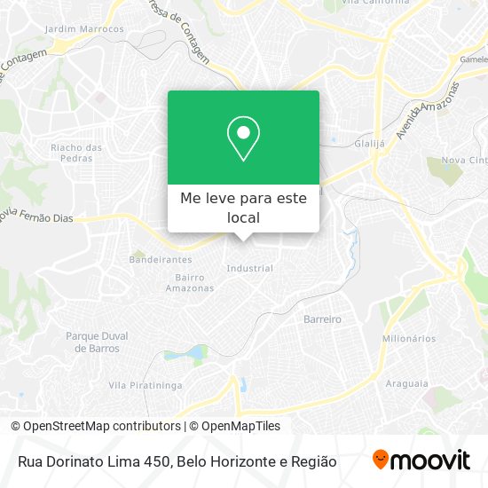 Rua Dorinato Lima 450 mapa