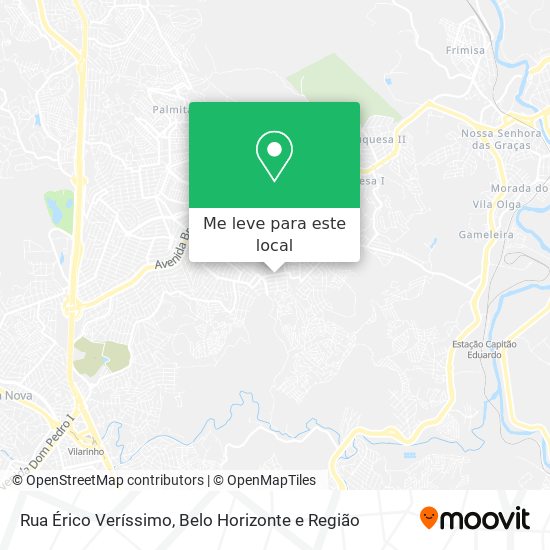 Rua Érico Veríssimo mapa