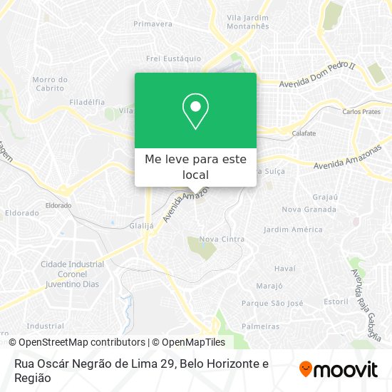 Rua Oscár Negrão de Lima 29 mapa