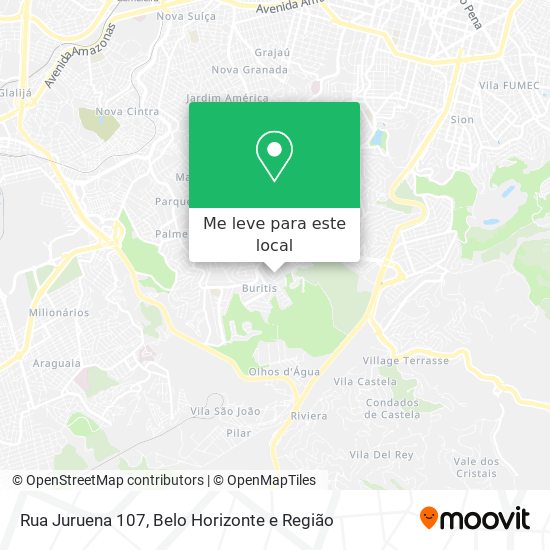 Rua Juruena 107 mapa