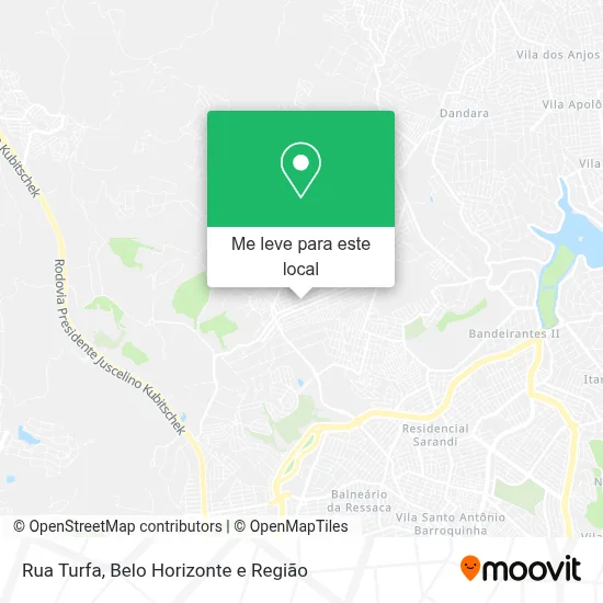 Rua Turfa mapa