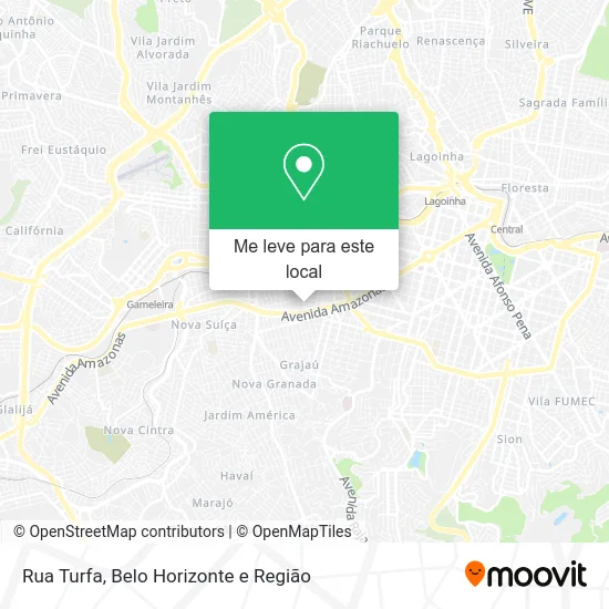 Rua Turfa mapa