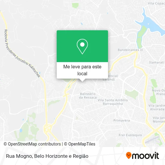 Rua Mogno mapa