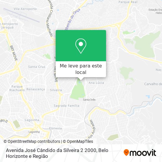 Avenida José Cândido da Silveira 2 2000 mapa