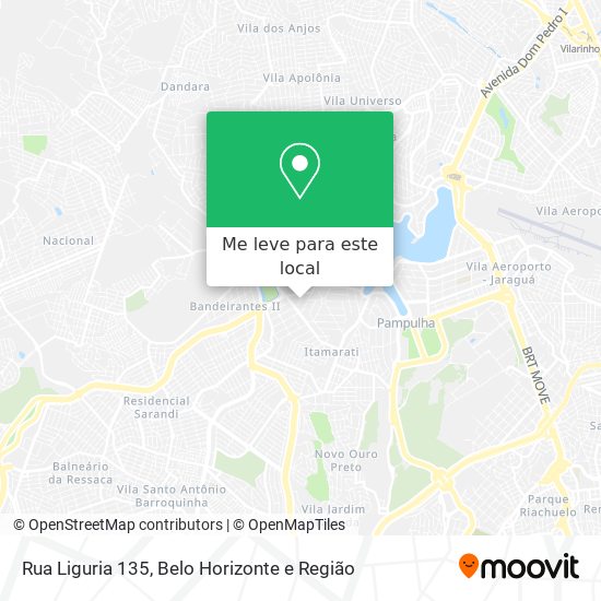 Rua Liguria 135 mapa