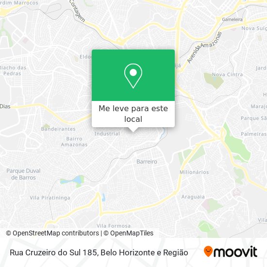 Rua Cruzeiro do Sul 185 mapa