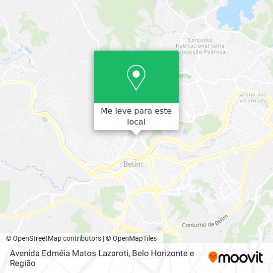 Avenida Edméia Matos Lazaroti mapa