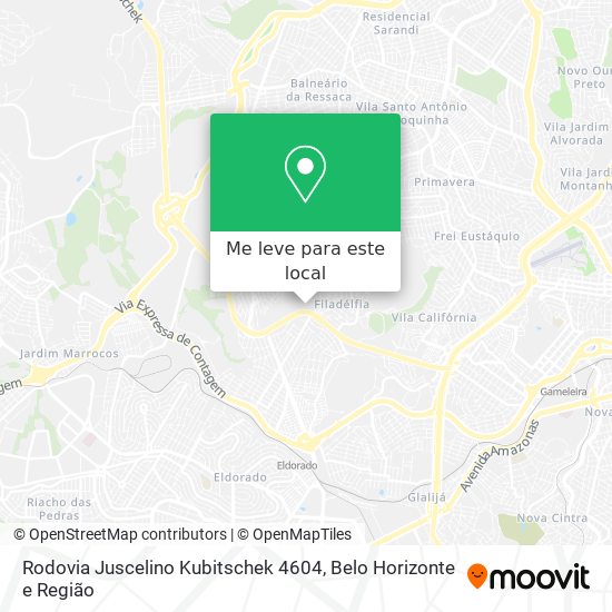 Rodovia Juscelino Kubitschek 4604 mapa
