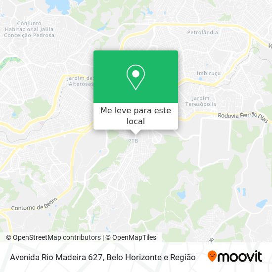 Avenida Rio Madeira 627 mapa