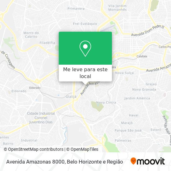 Avenida Amazonas 8000 mapa
