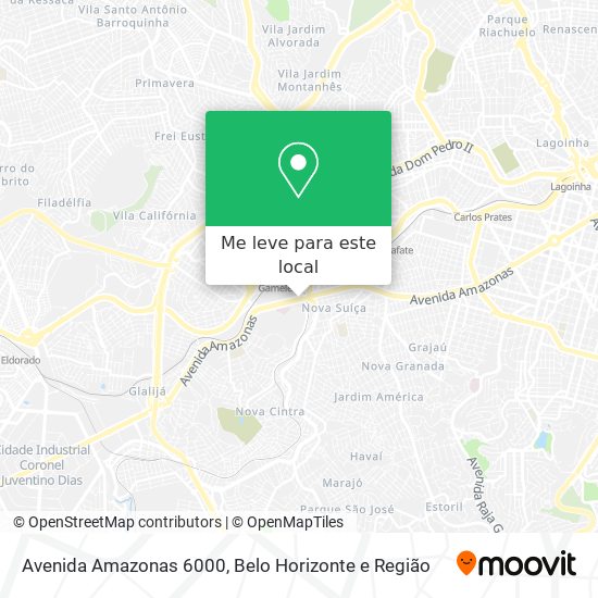 Avenida Amazonas 6000 mapa
