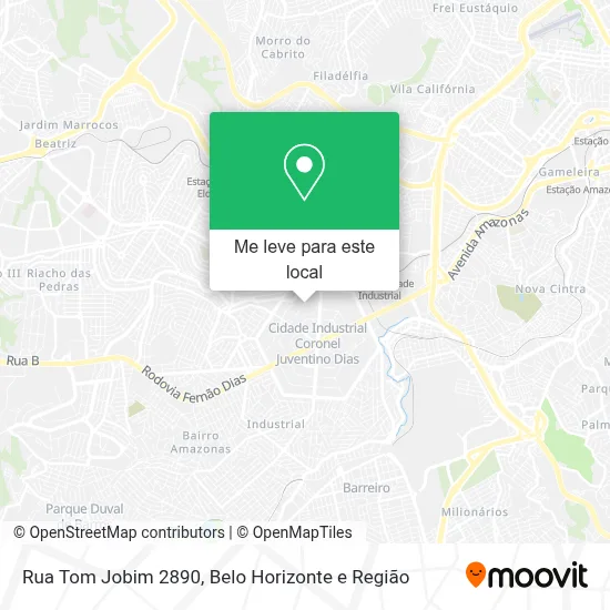 Rua Tom Jobim 2890 mapa