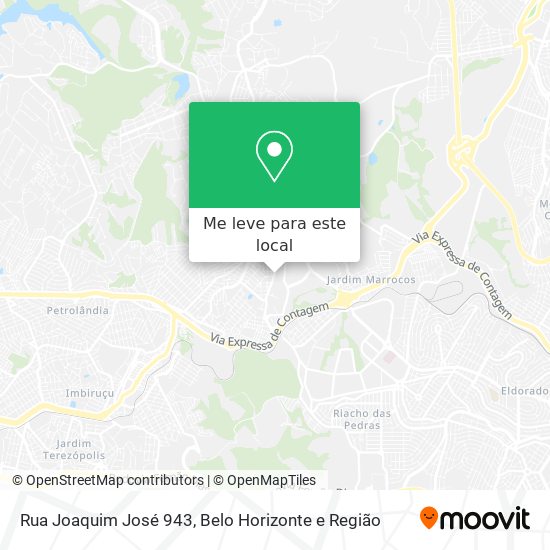 Rua Joaquim José 943 mapa
