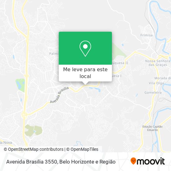 Avenida Brasília 3550 mapa