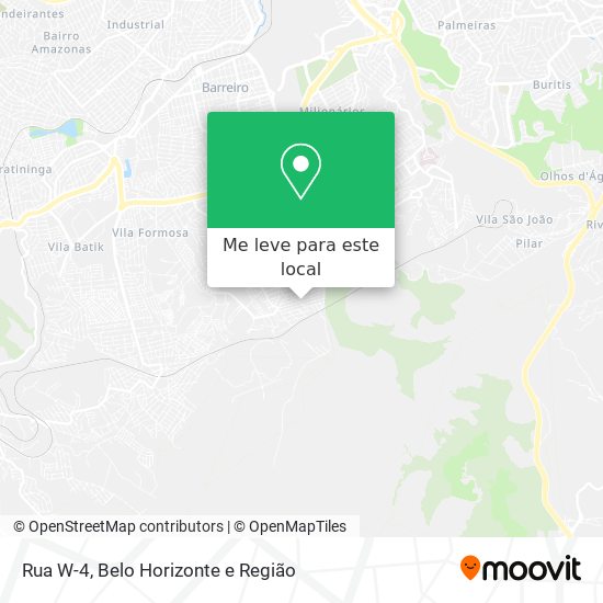 Rua W-4 mapa