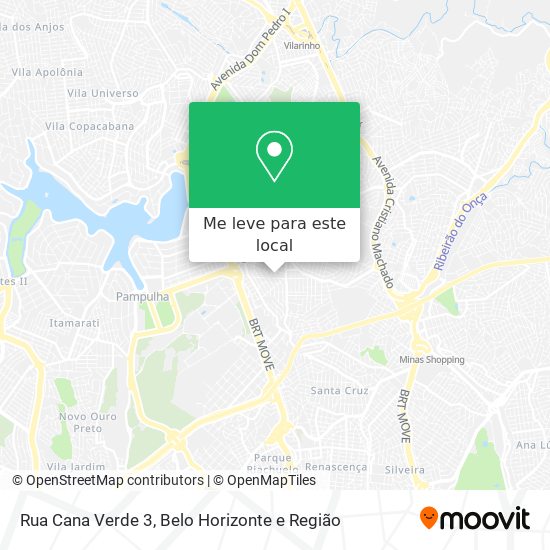 Rua Cana Verde 3 mapa